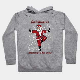 Dancing in the snow-3 Hoodie